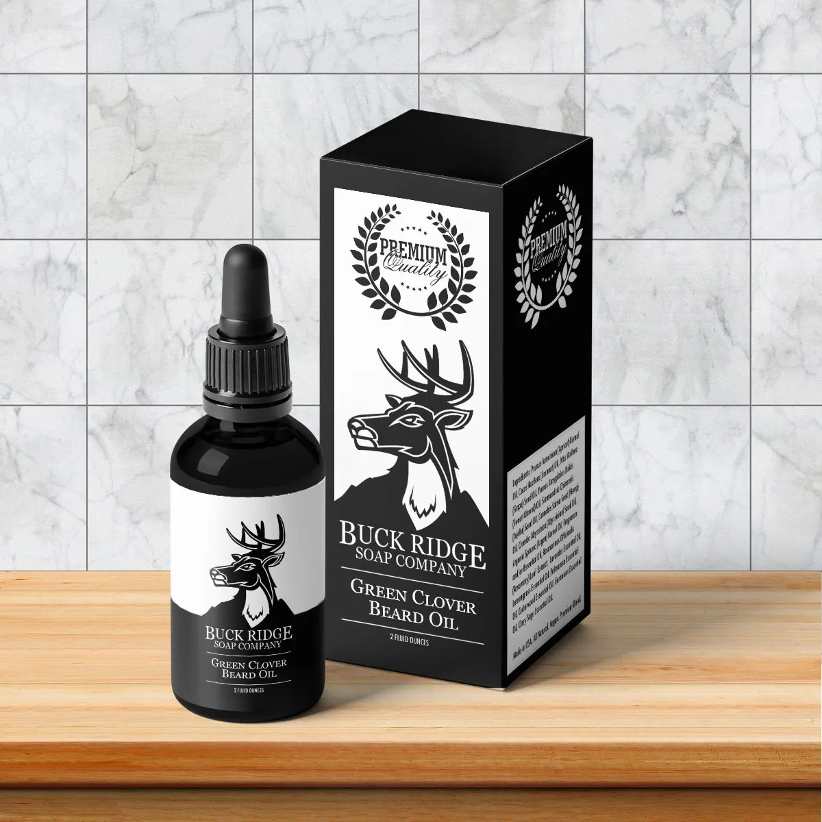 Green Clover Beard Oil