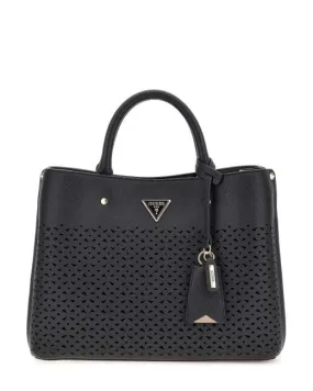 GUESS MERIDIAN PERFORATED SATCHEL