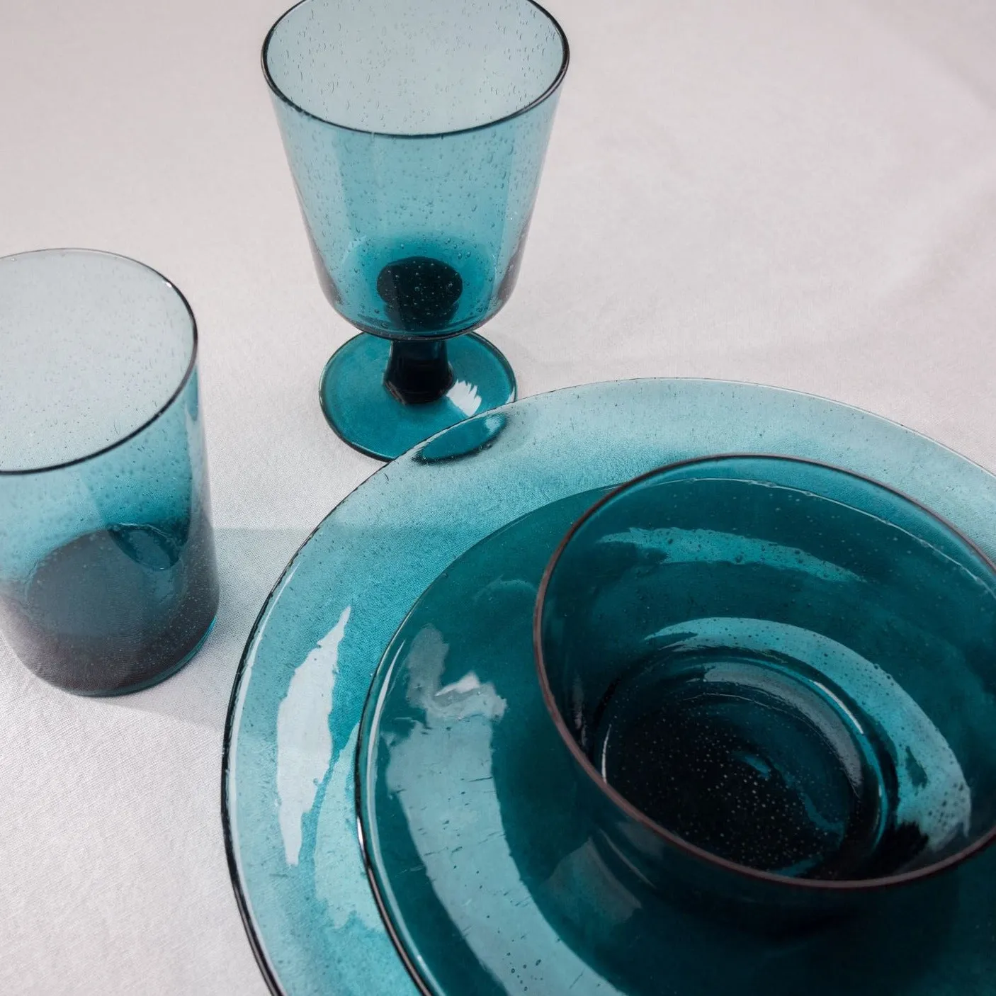 Handmade Small Plate - Mineral Blue