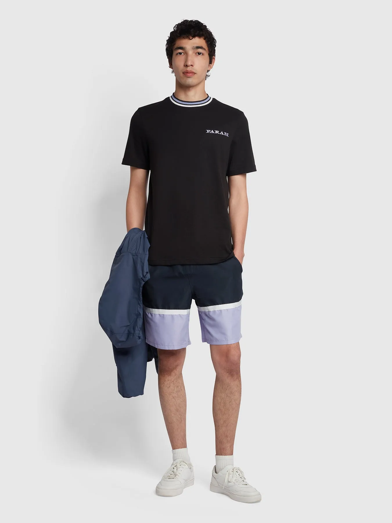 Hanley Regular Fit Organic Cotton T-Shirt In Black