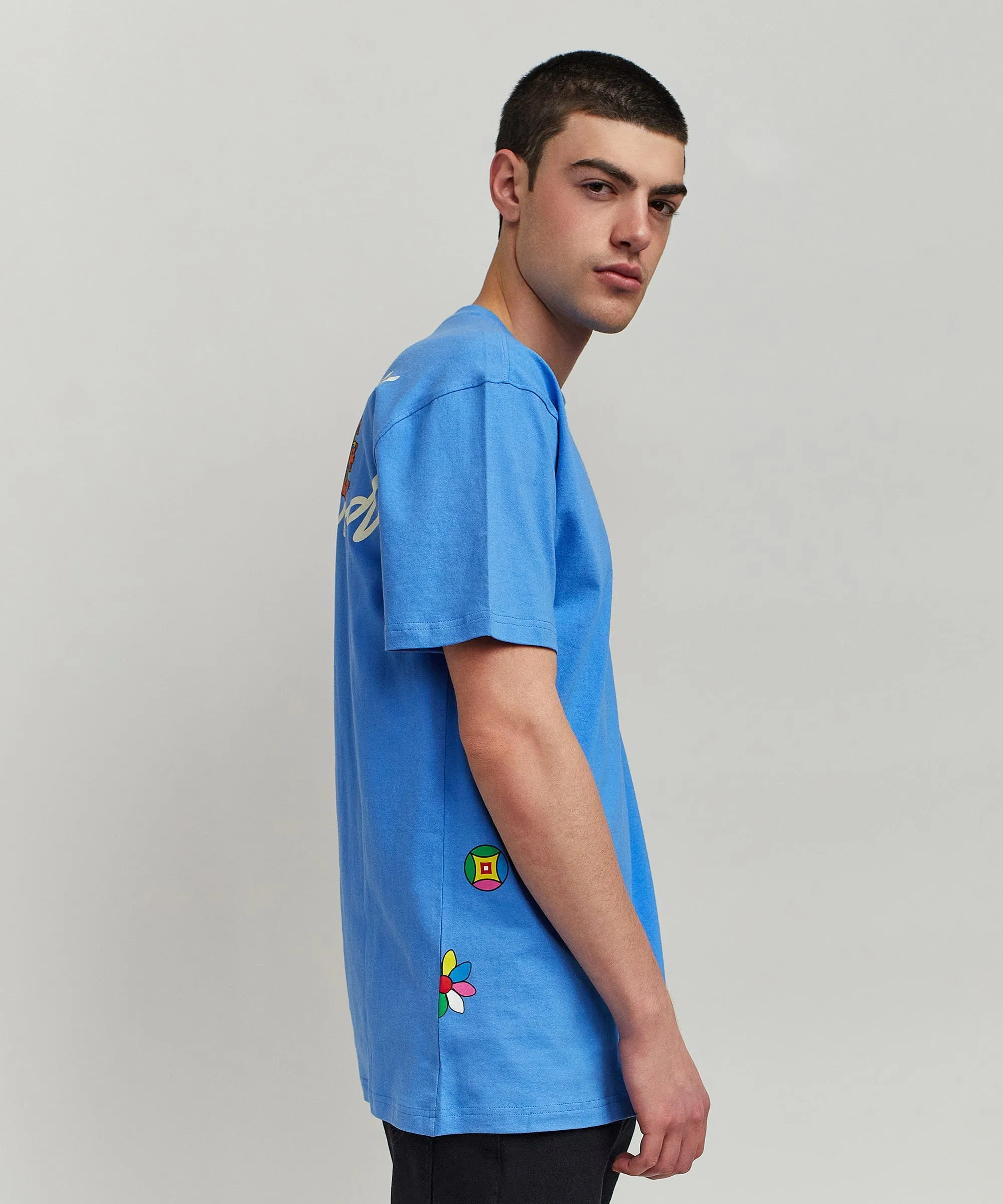 Heart Broken Short Sleeve Tee - Blue