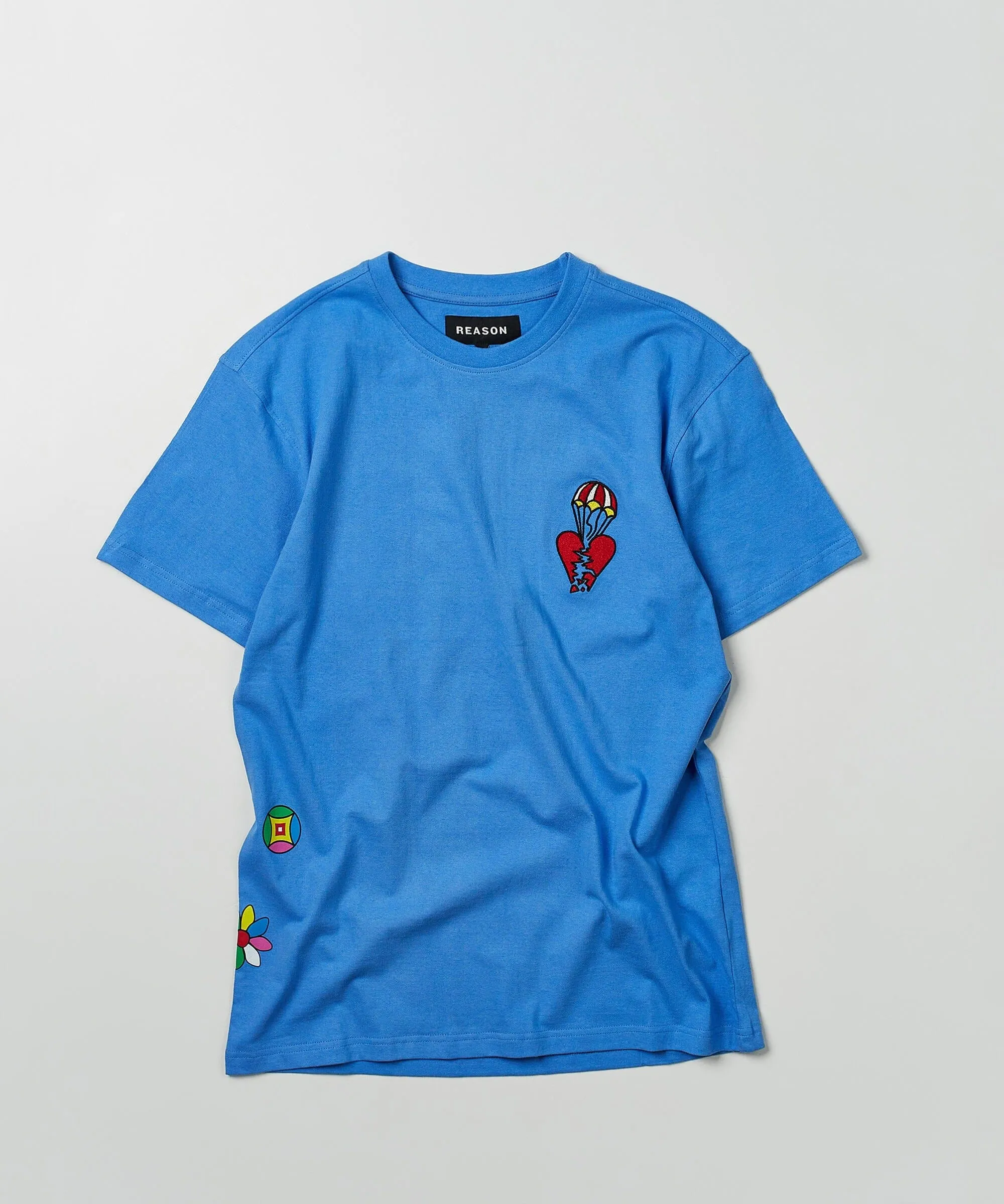 Heart Broken Short Sleeve Tee - Blue