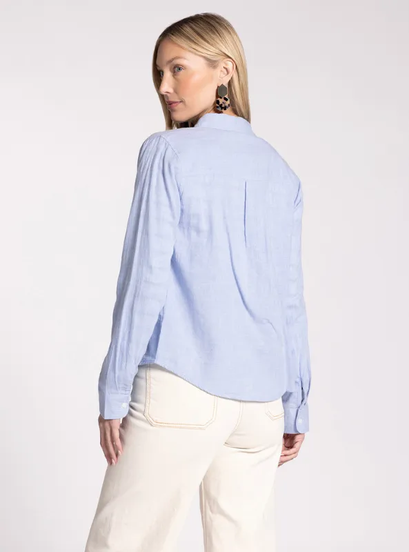 Heath Blue Top