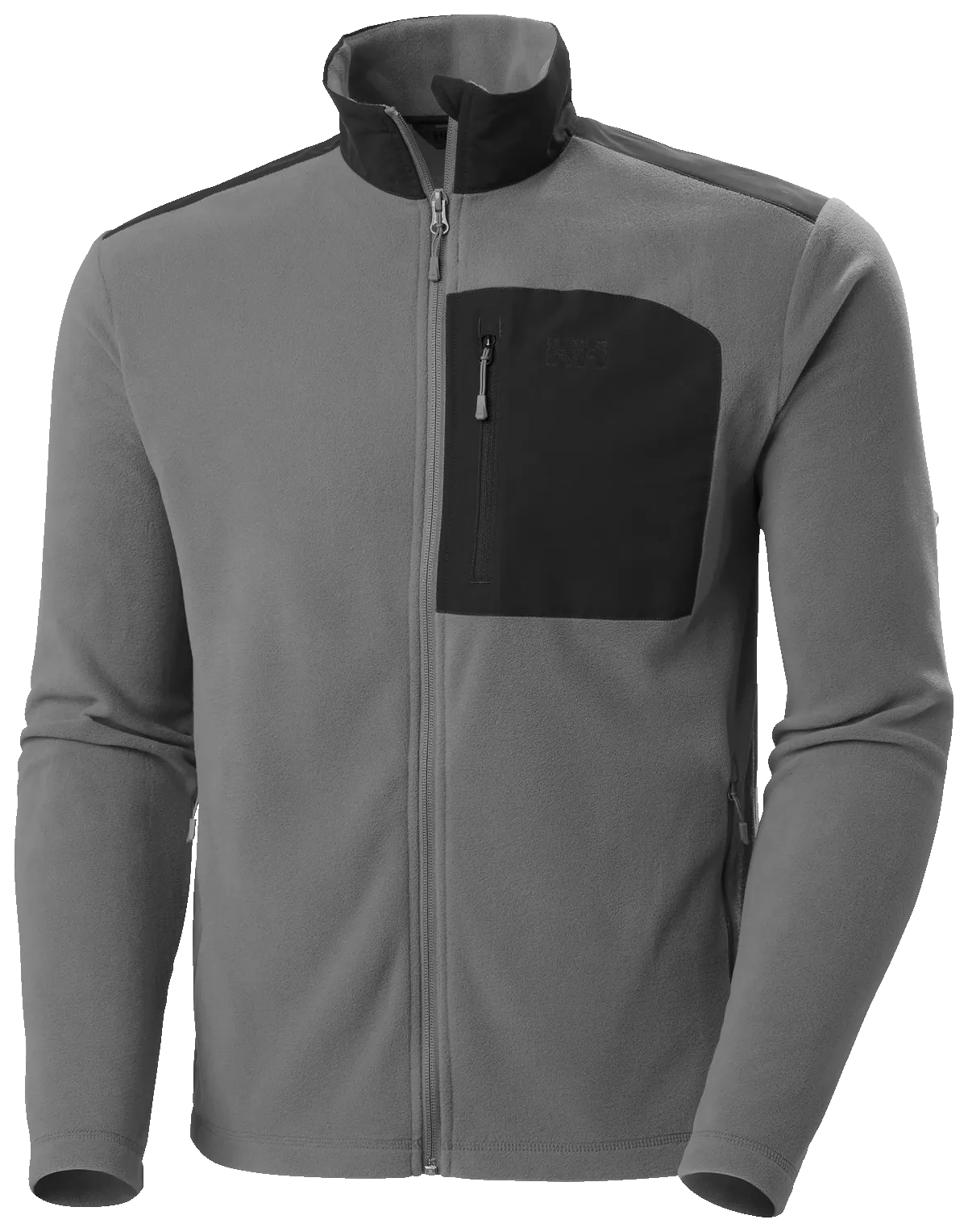 Helly Hansen Men's Daybreaker Block Full Zip Microfleece (Concrete)