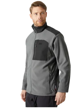 Helly Hansen Men's Daybreaker Block Full Zip Microfleece (Concrete)