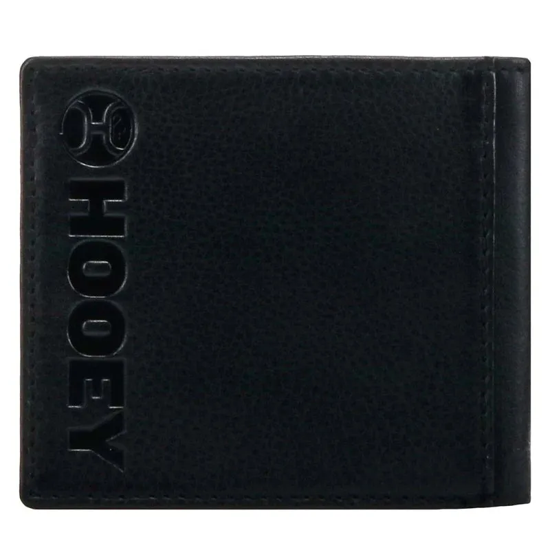 Hooey "Black Hawk" Bifold Wallet Black Red w/ Aztec