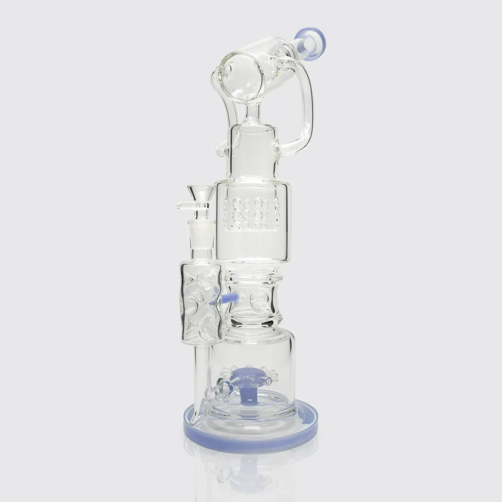 Hubble Periscope Glass Bong - Light Blue