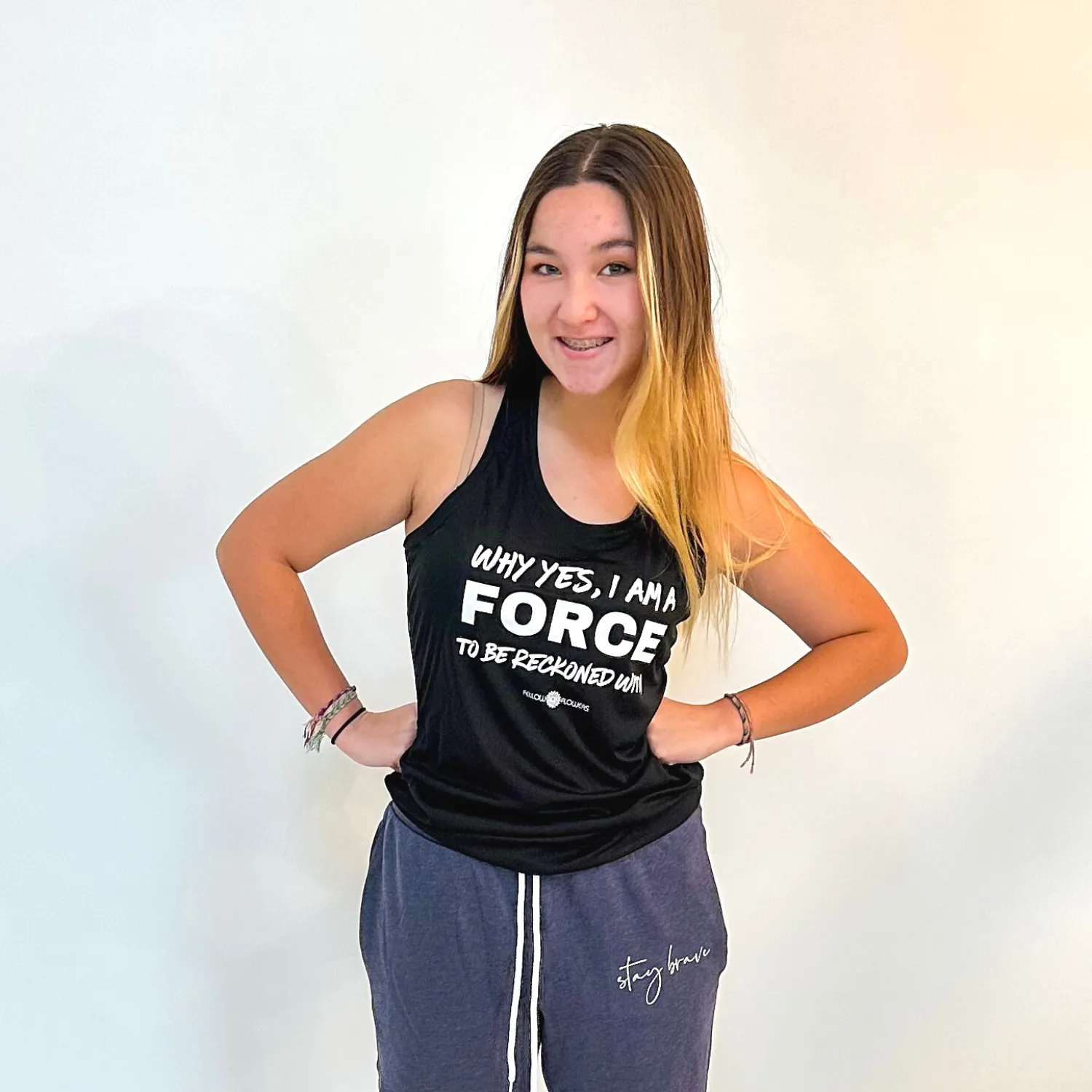 I am a Force Racerback Tank