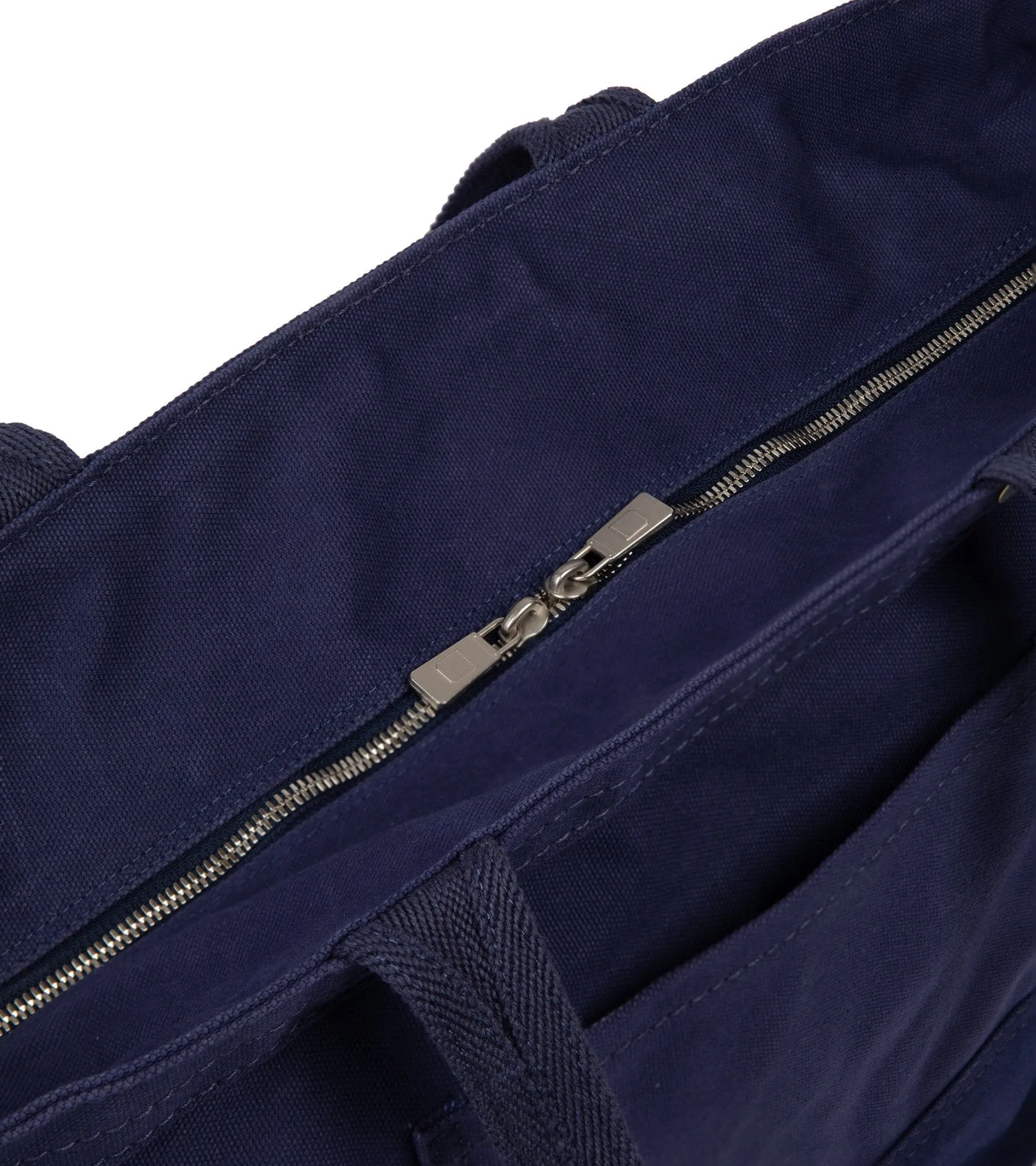 Ichizawa Hanpu for Trunk Zip Tote Bag: Navy