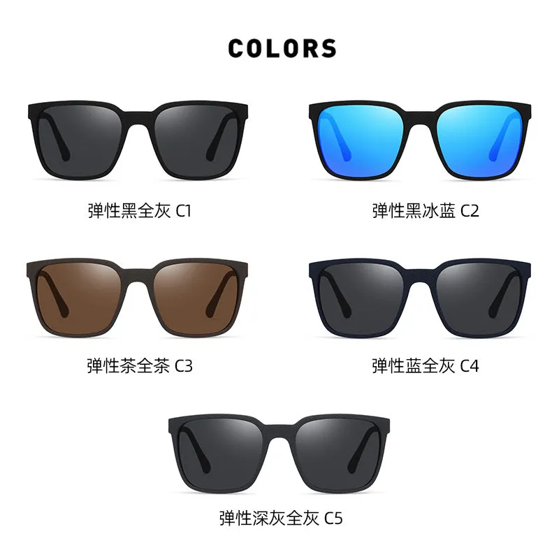 INSTOCK- New square frame sunglasses for men with personality