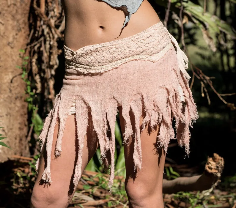 JUNGLE SKIRT IN WARM PINK