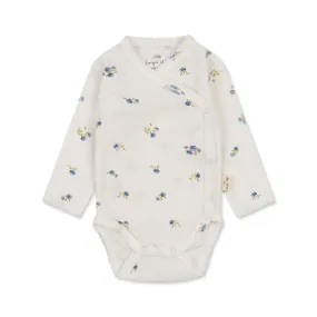 Konges Sløjd Bodysuit Minnie - Bonderose Blue