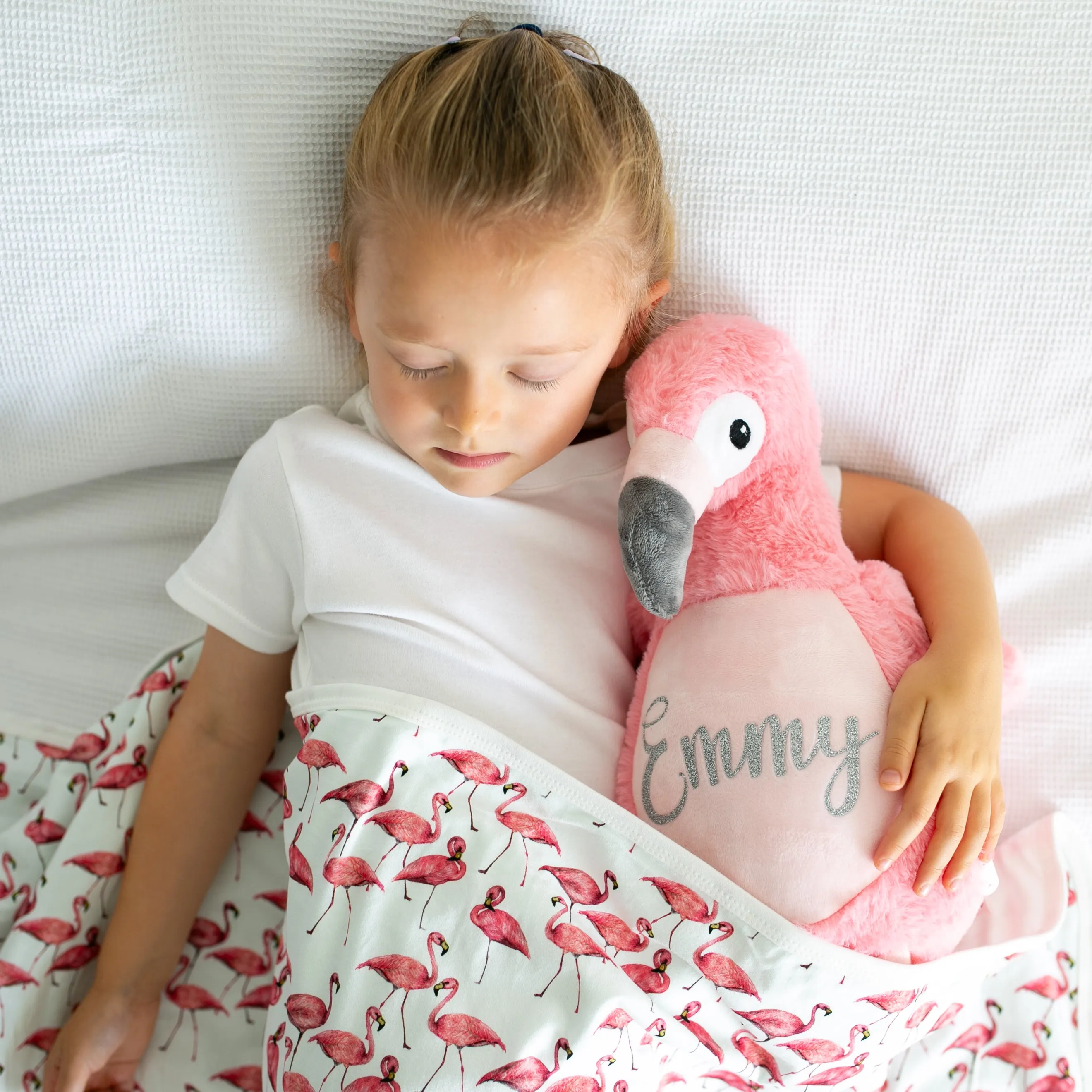 Large Personalised Pink Flamingo Teddy