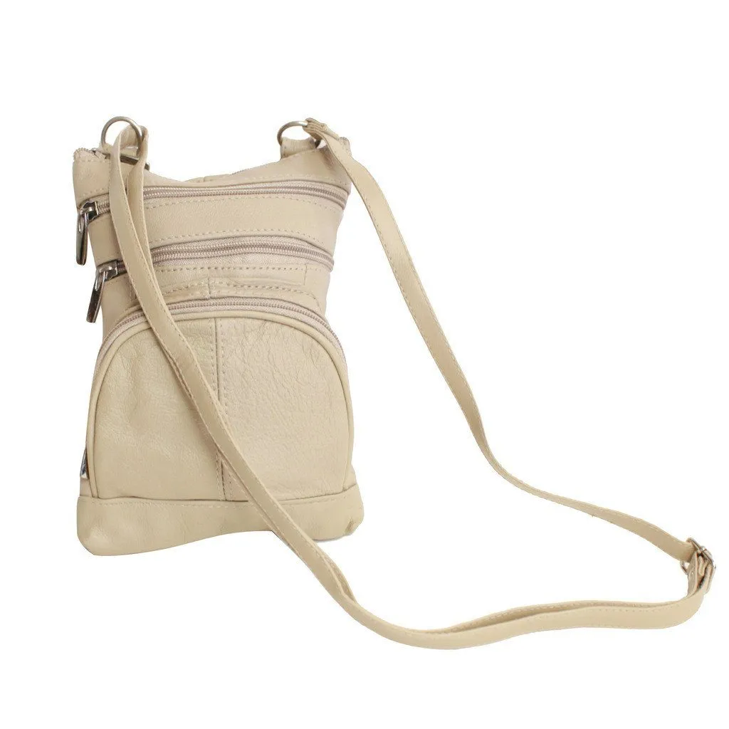 Leather Cross-Body Bag-Assorted Colors