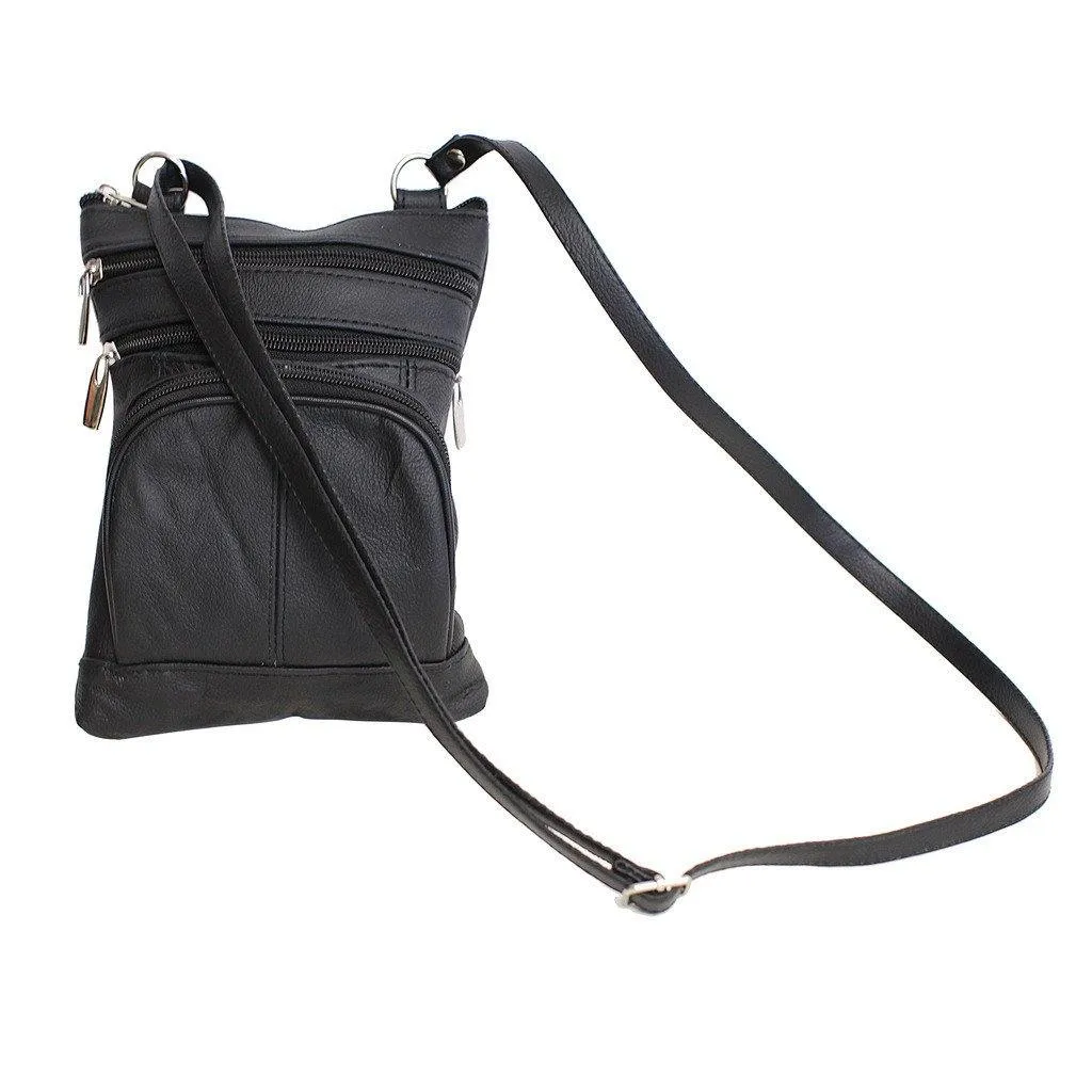 Leather Cross-Body Bag-Assorted Colors