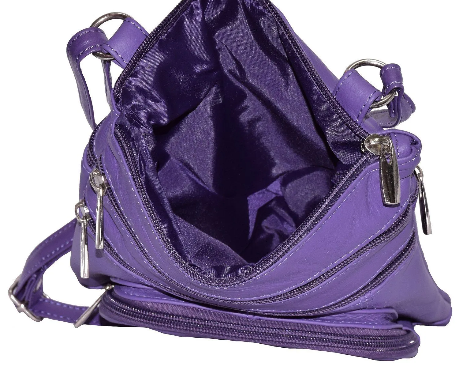 Leather Cross-Body Bag-Assorted Colors