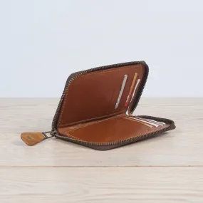 Leather Zip-up Wallet