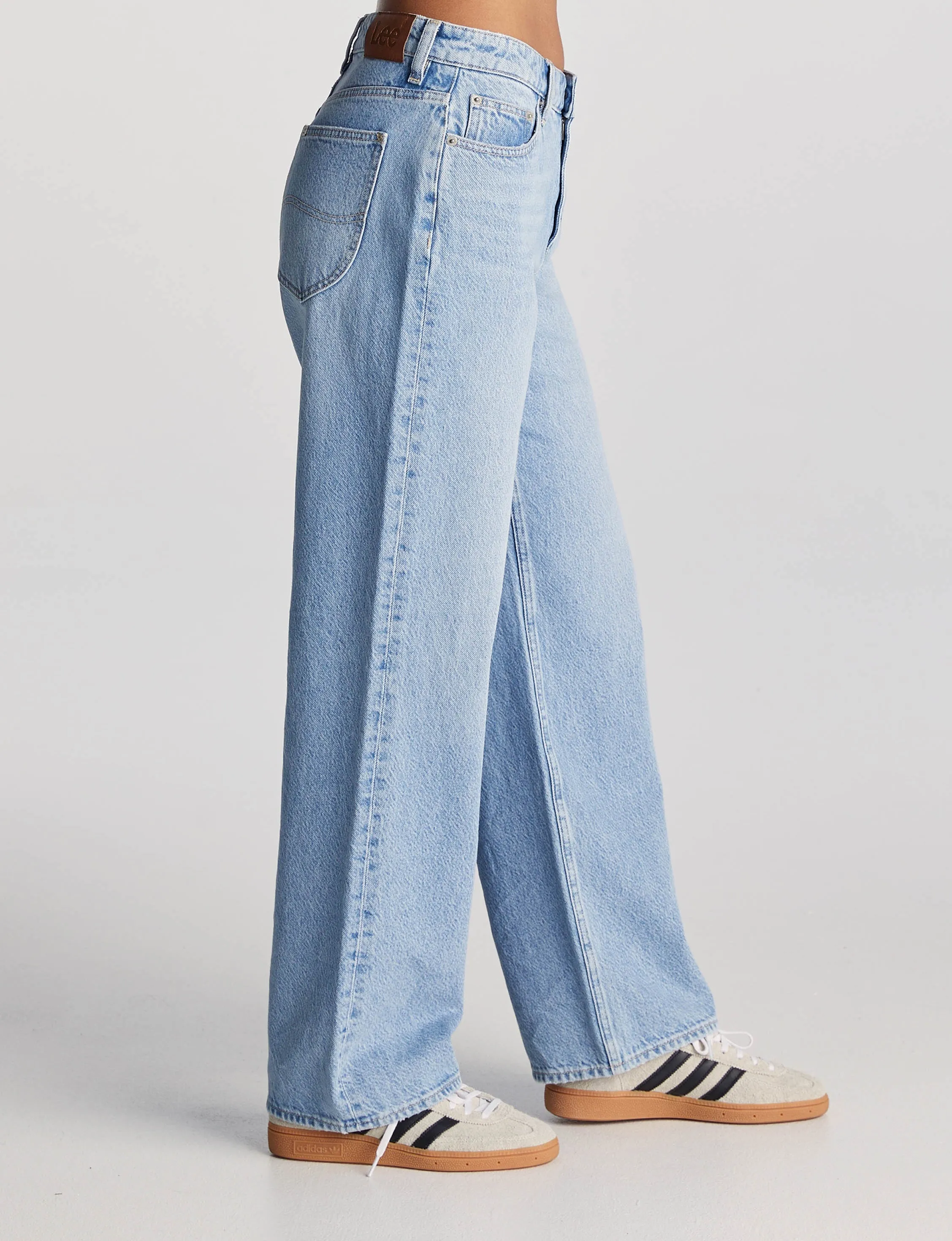 Lee Mid Baggy Jean | Lakeside Blue