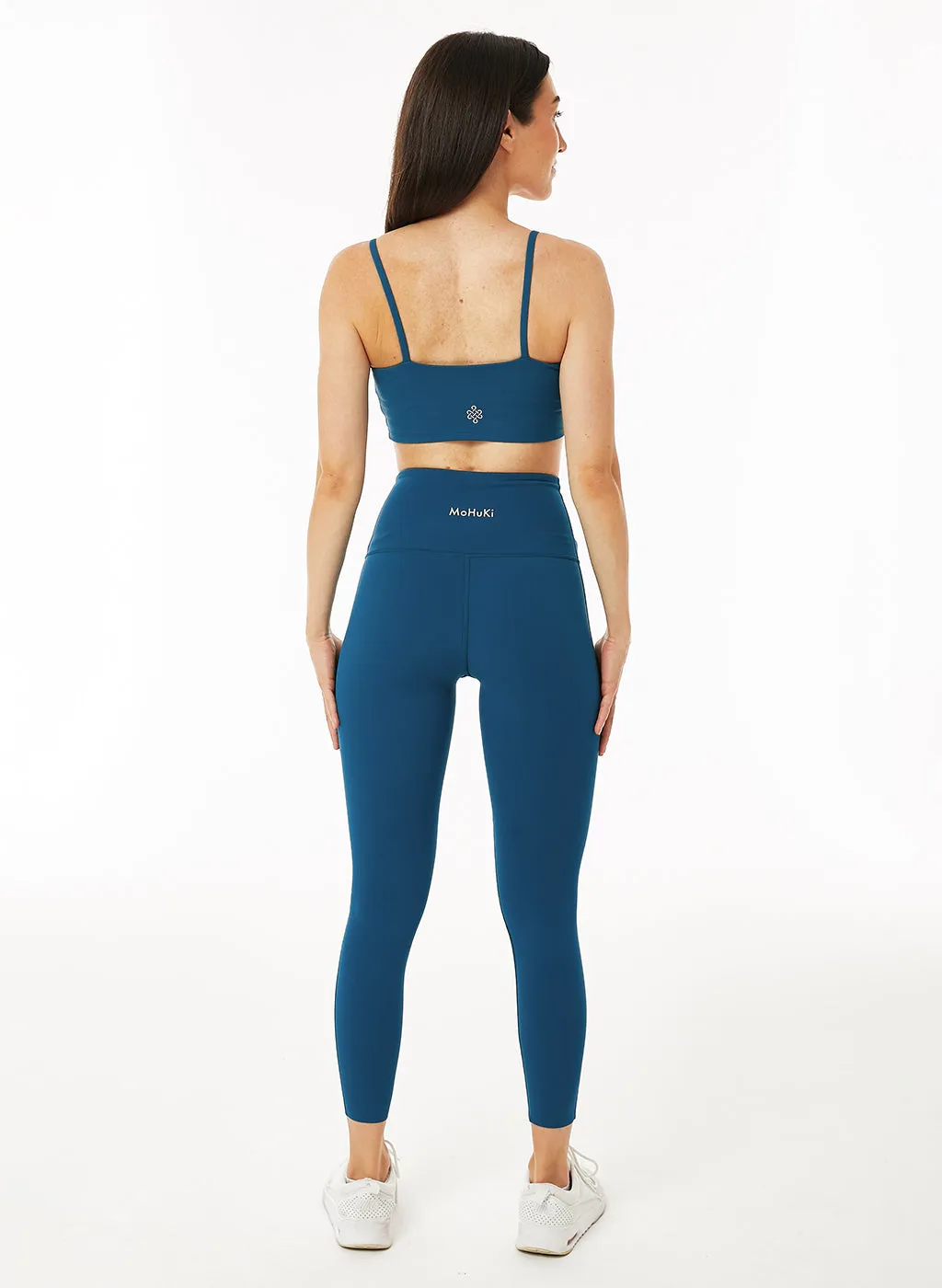 Lily High Waisted Legging - Lake Blue