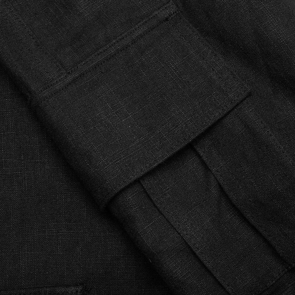 Linen Cargo - Black