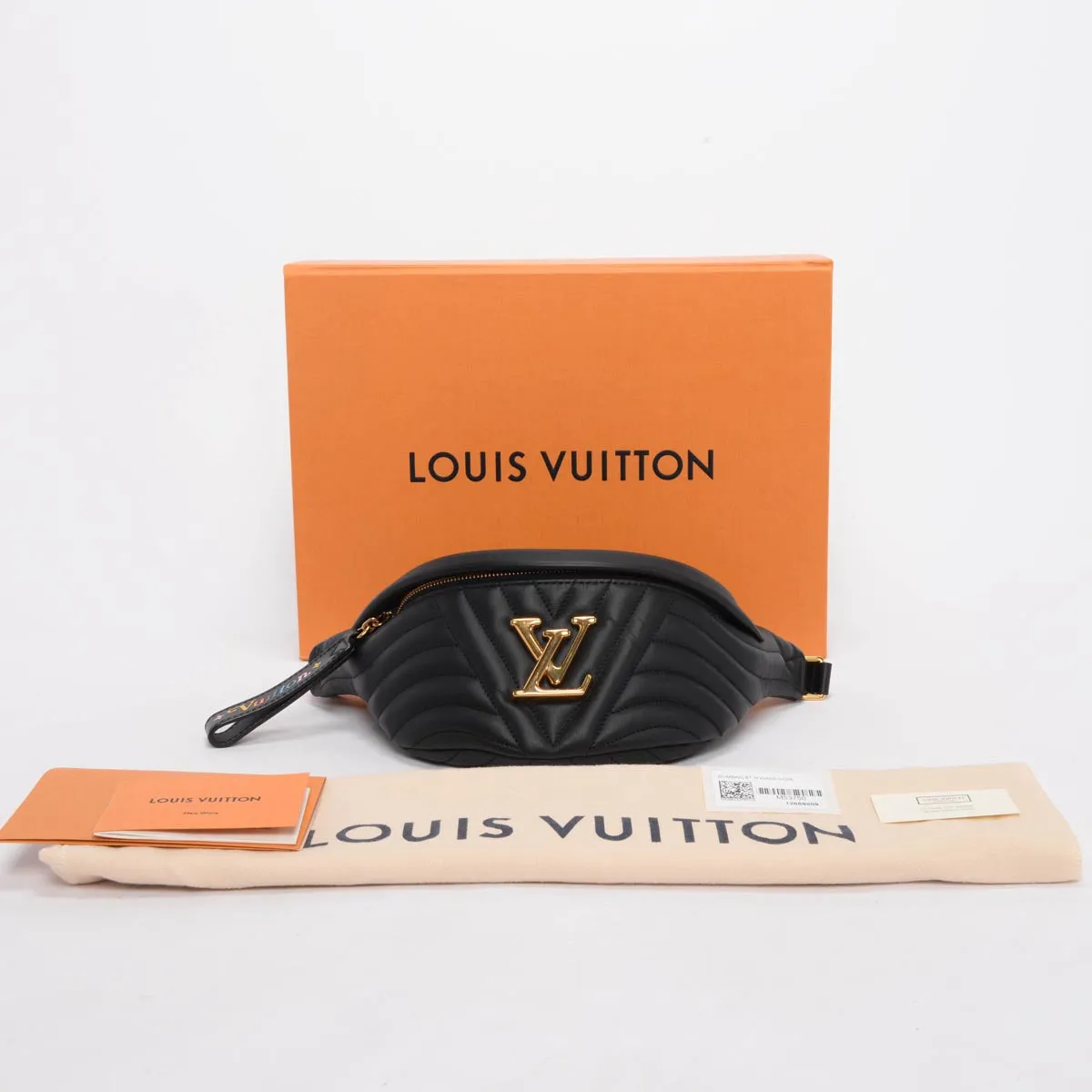 Louis Vuitton Black Quilted Calfskin New Wave Bumbag