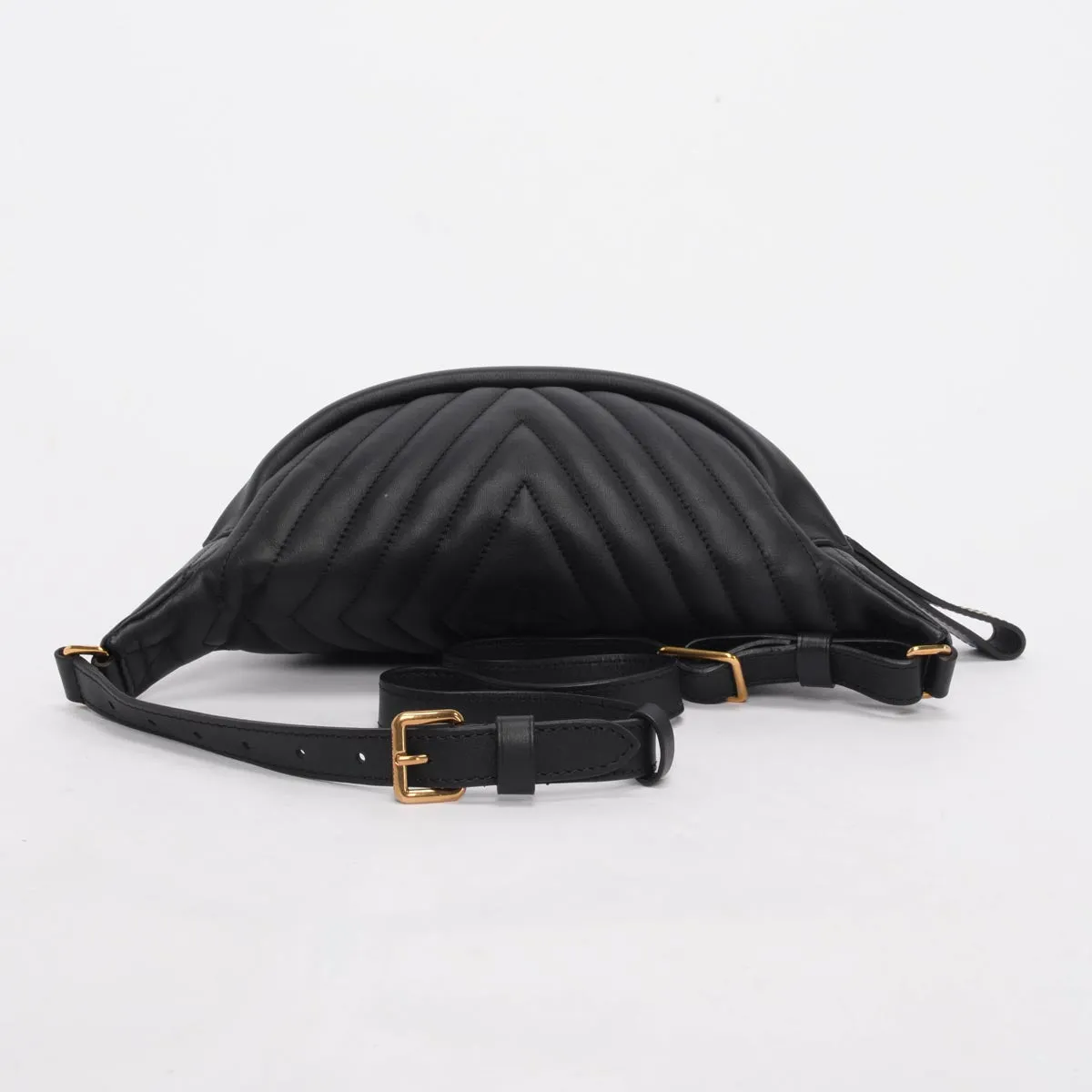 Louis Vuitton Black Quilted Calfskin New Wave Bumbag