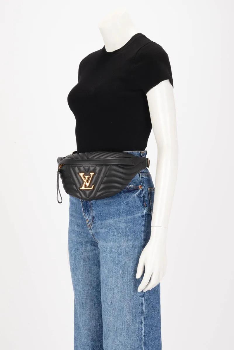 Louis Vuitton Black Quilted Calfskin New Wave Bumbag