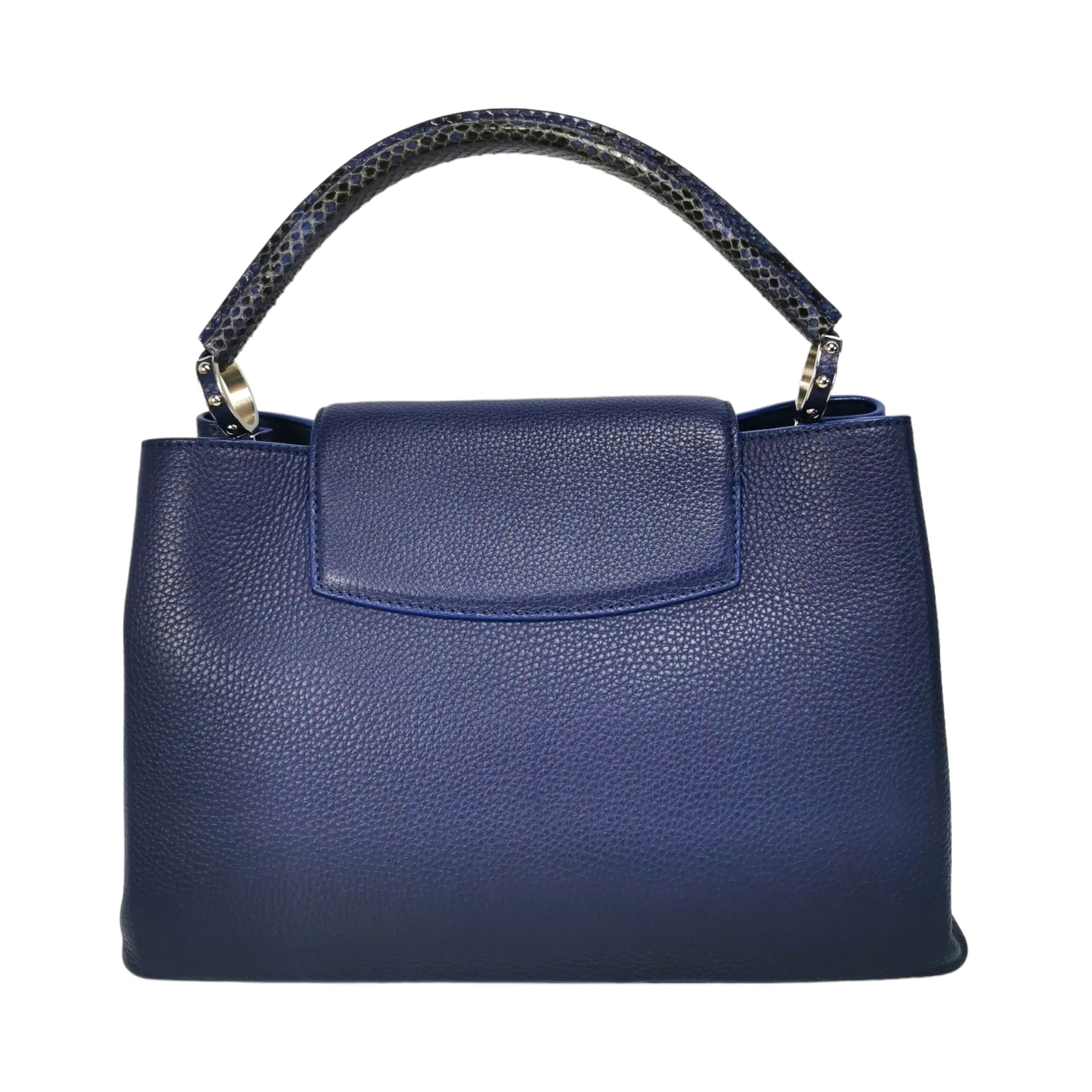 Louis Vuitton Capucines mm Exotic Blue Taurillon