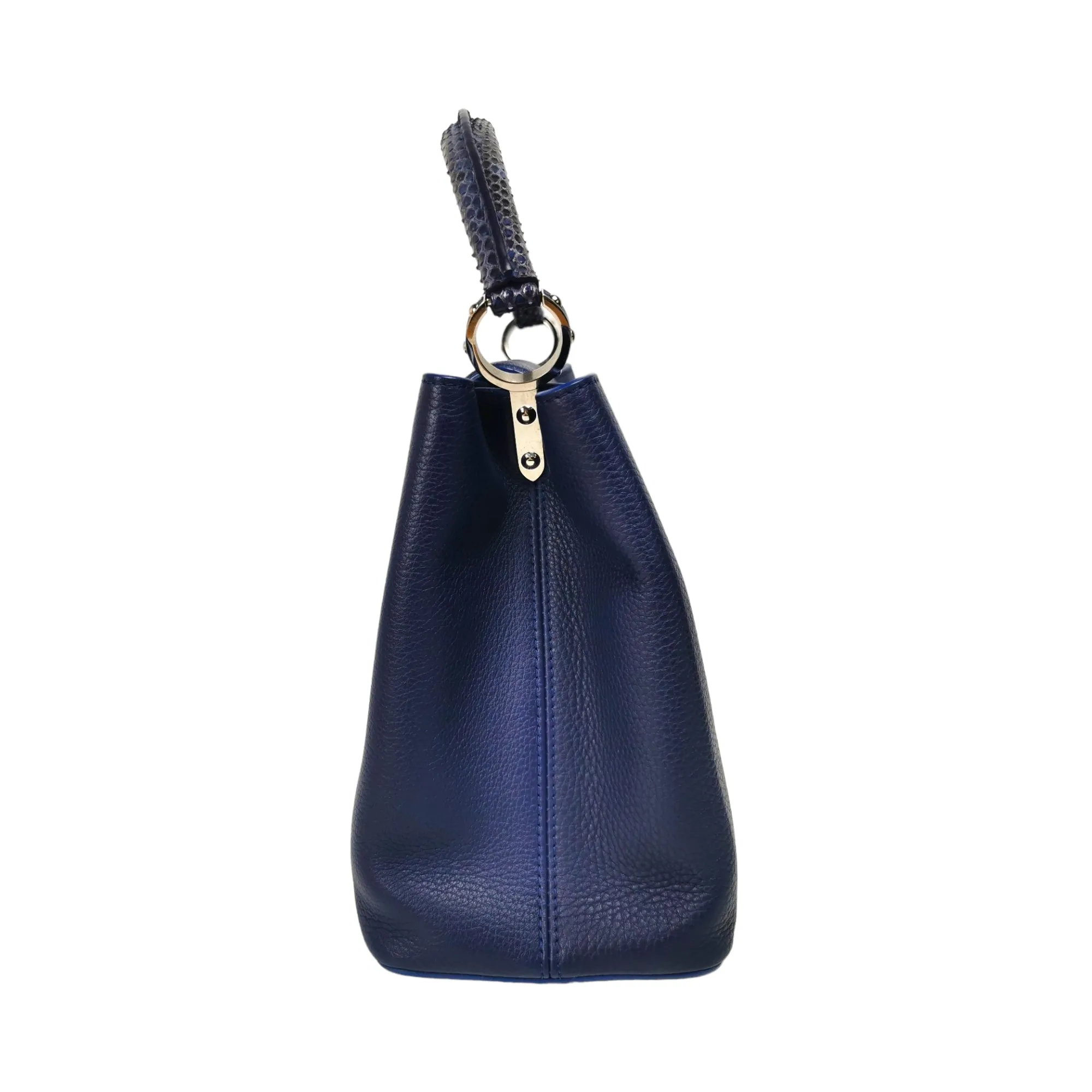 Louis Vuitton Capucines mm Exotic Blue Taurillon