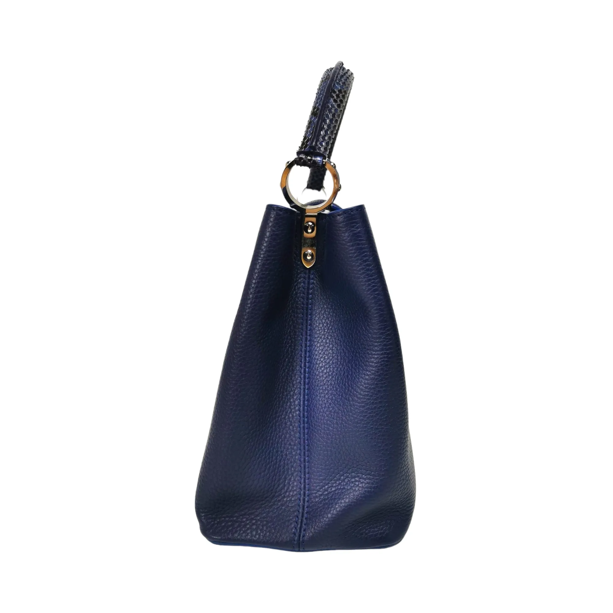 Louis Vuitton Capucines mm Exotic Blue Taurillon