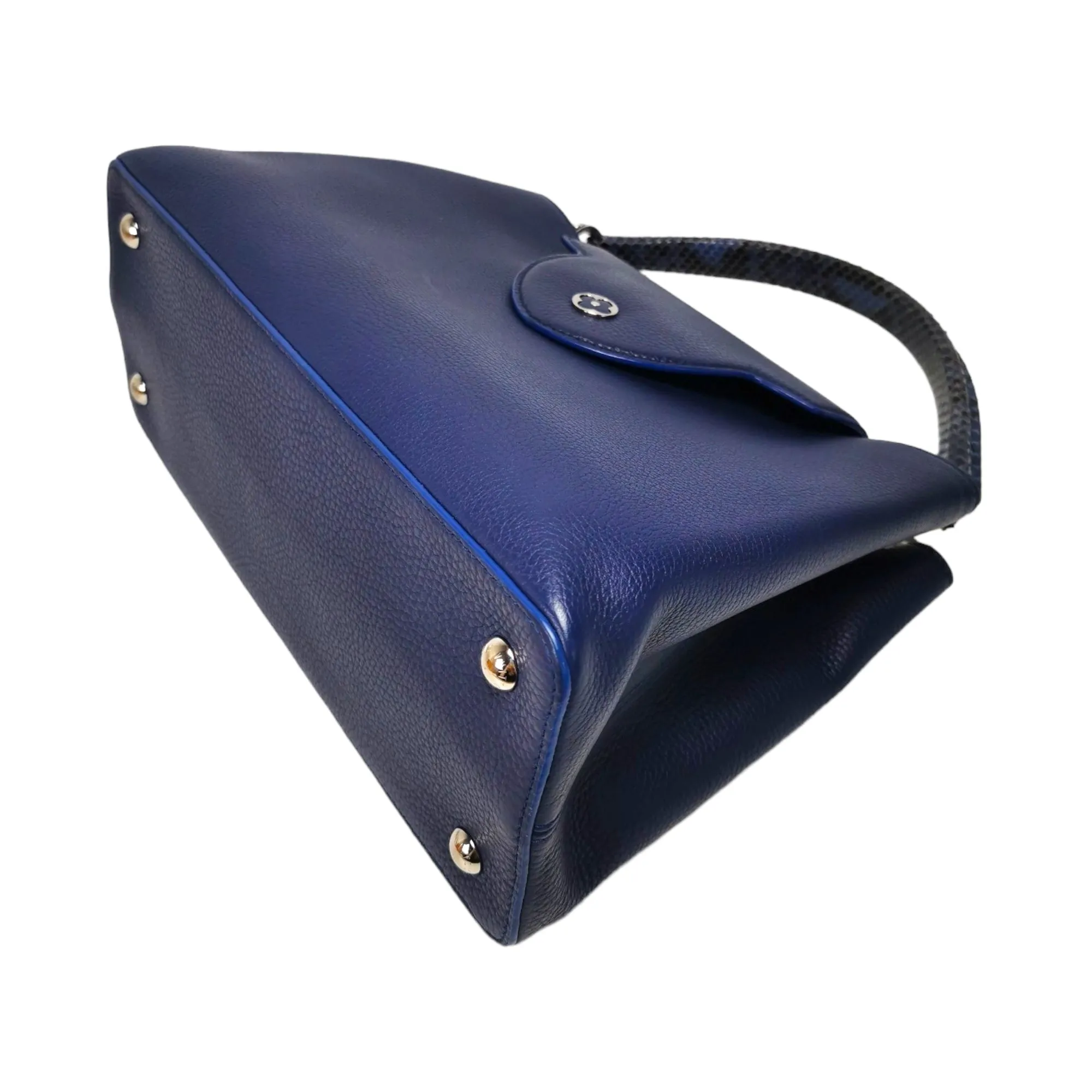 Louis Vuitton Capucines mm Exotic Blue Taurillon