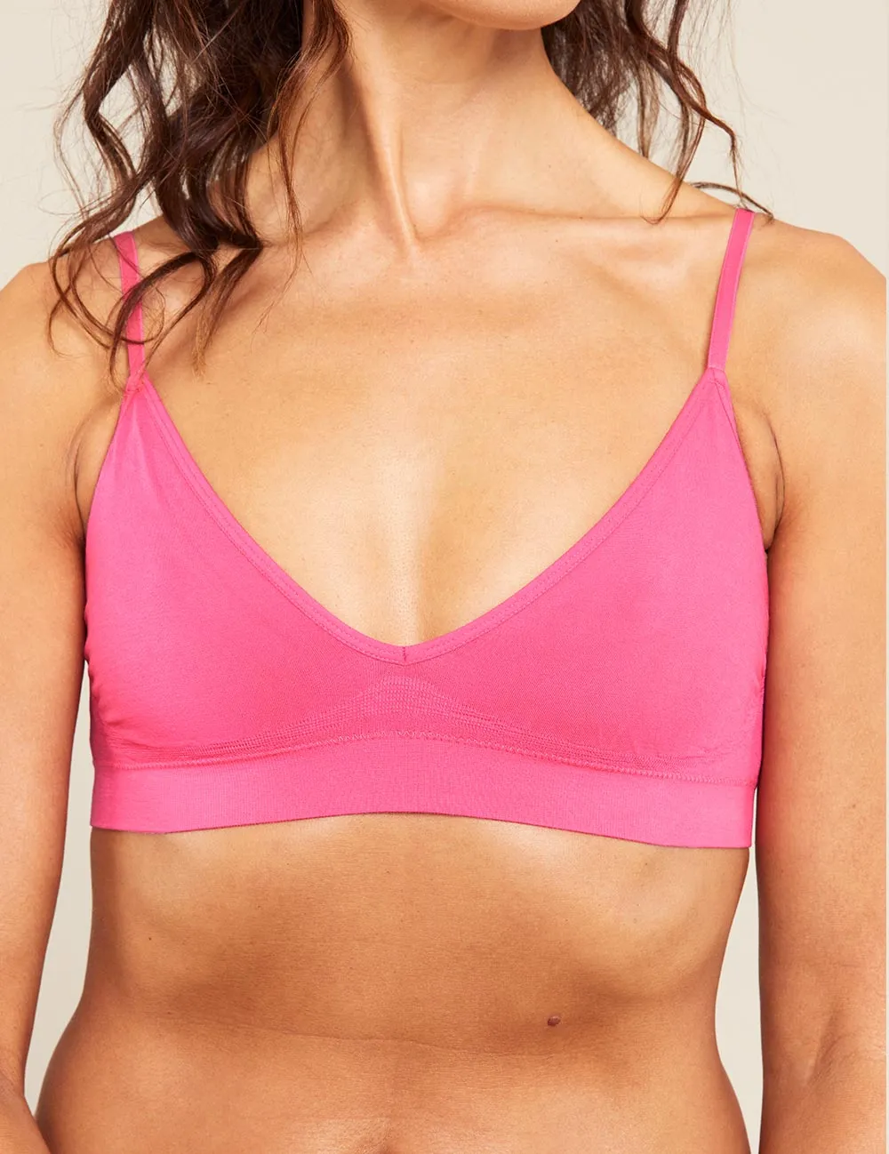 LYOLYTE Triangle Bralette - McGrath Pink