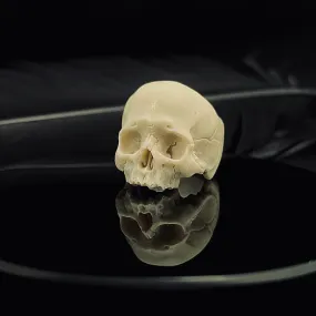 Marble Decay Skull Ring