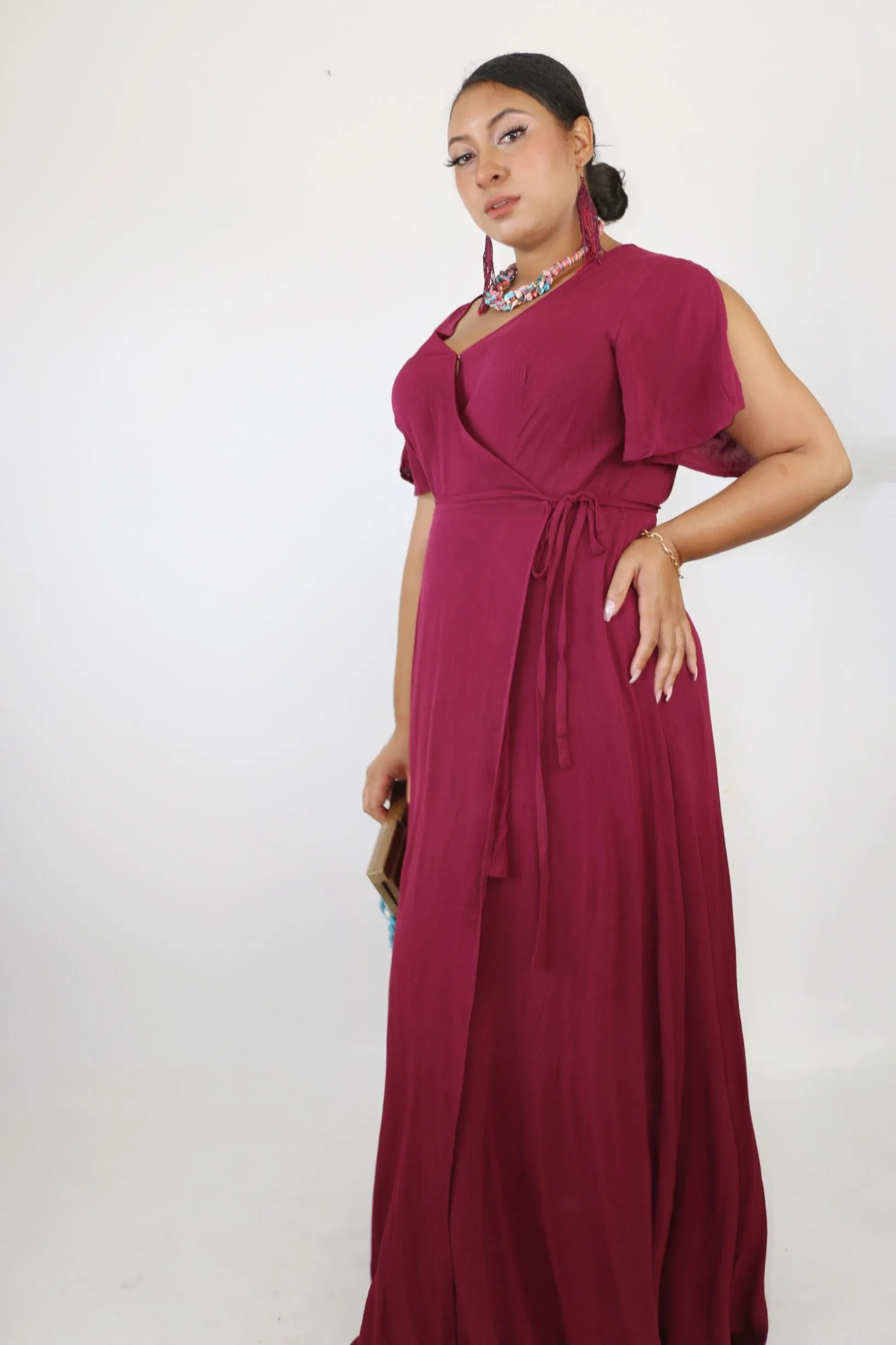 Maven Maxi Wrap Dress