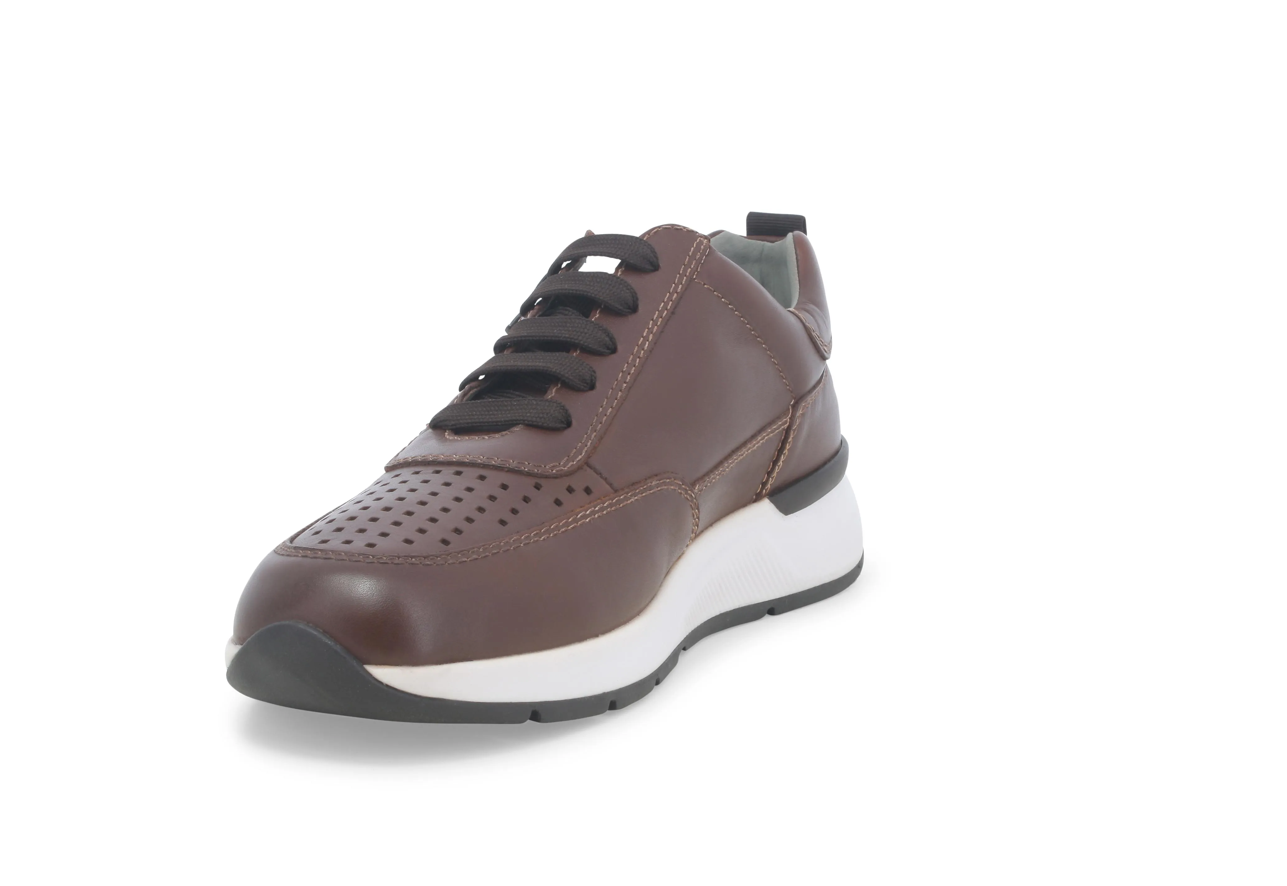 Melluso Scarpe Casual Uomo con Stringhe e Zip Tomaia Pelle