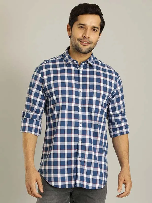 Men Checked Full Sleeve Cotton Shirt