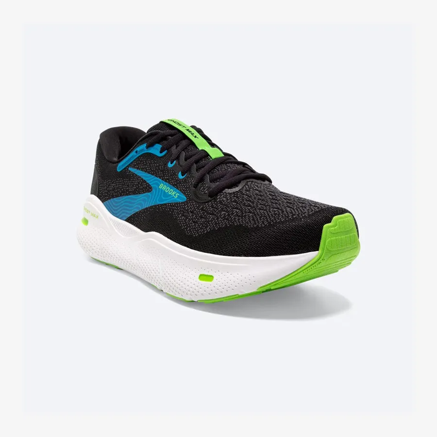 Men's Ghost Max 2E Wide (Black/Atomic Blue/Jasmine)