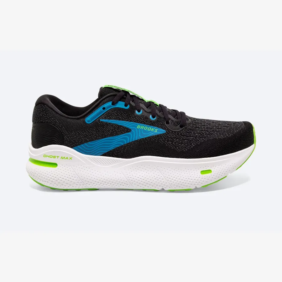 Men's Ghost Max 2E Wide (Black/Atomic Blue/Jasmine)