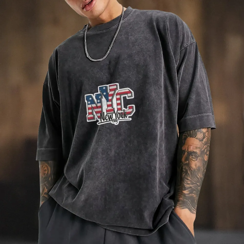 Mens NYC New York Print Tee