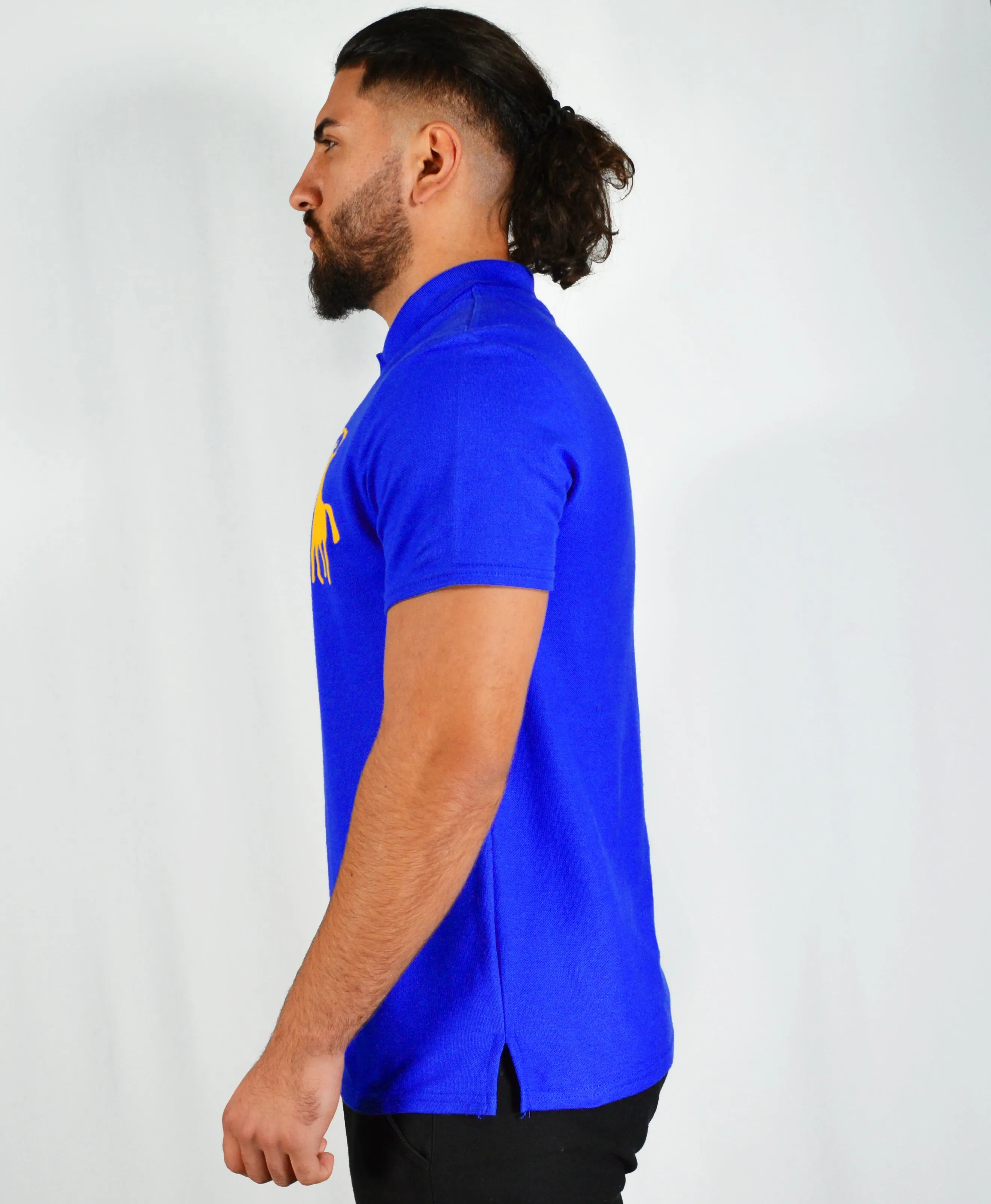 Men’s Omar Guevara Ralph Freedom Fighter Blue polo shirt £27.99