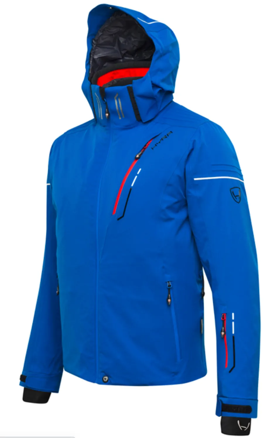 Men's Ski Jacket HYRA MARMORE in Super Blue Rental Austria