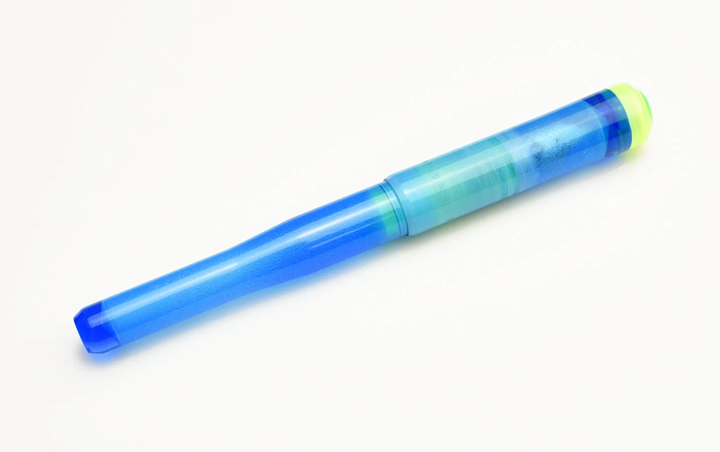 Model 02 Intrinsic Fountain Pen - Maya Blue and Nuclear Green SE