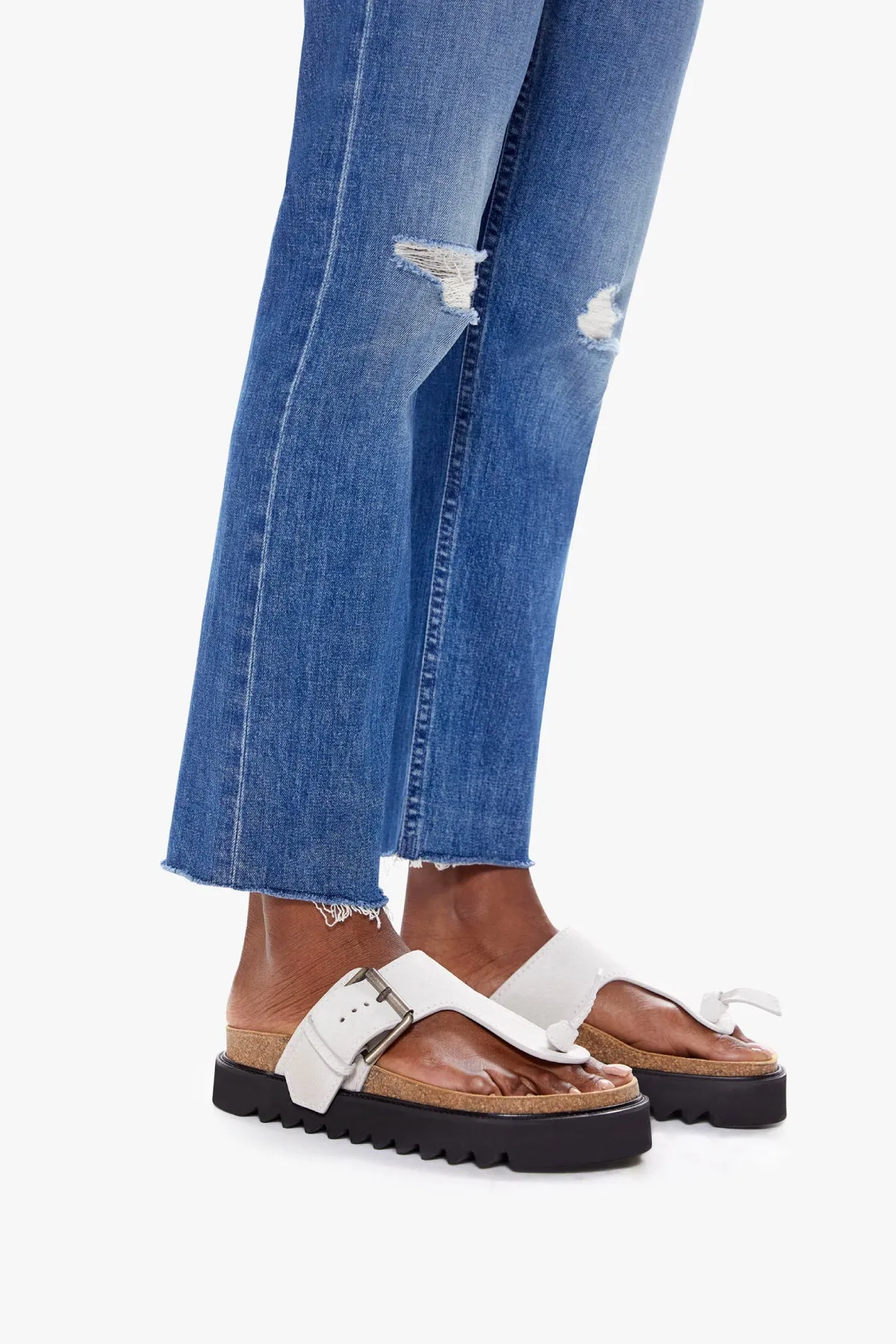 Mother The Tomcat Ankle Fray Jean - Globe Trotter