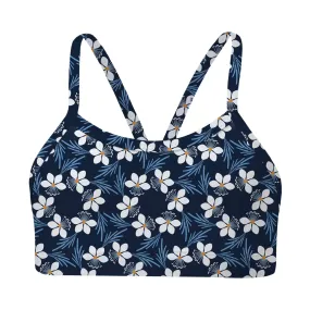 Navy Beeblossom Bikini Top