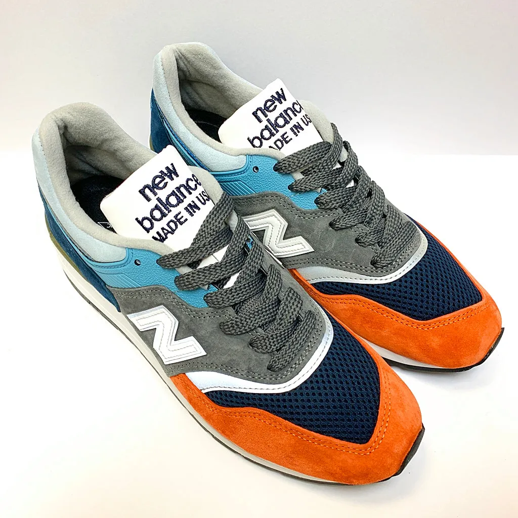 NEW BALANCE M997NAG BLUE GREY ORANGE MEN MADE IN USA