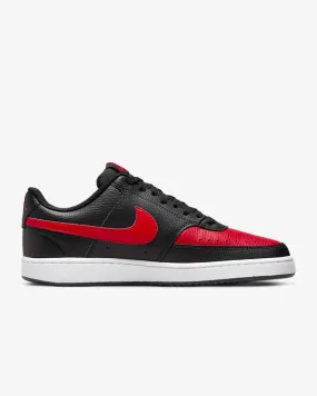 Nike men's sneaker shoe Court Vision Low DV6488 001 black-red-white