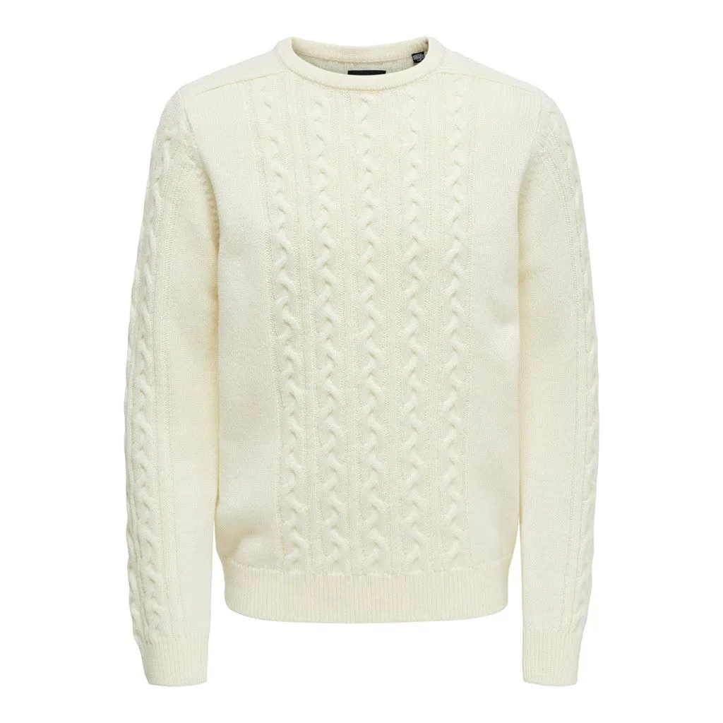 Only & Sons Men's 'Skevin' Cable Knit Jumper