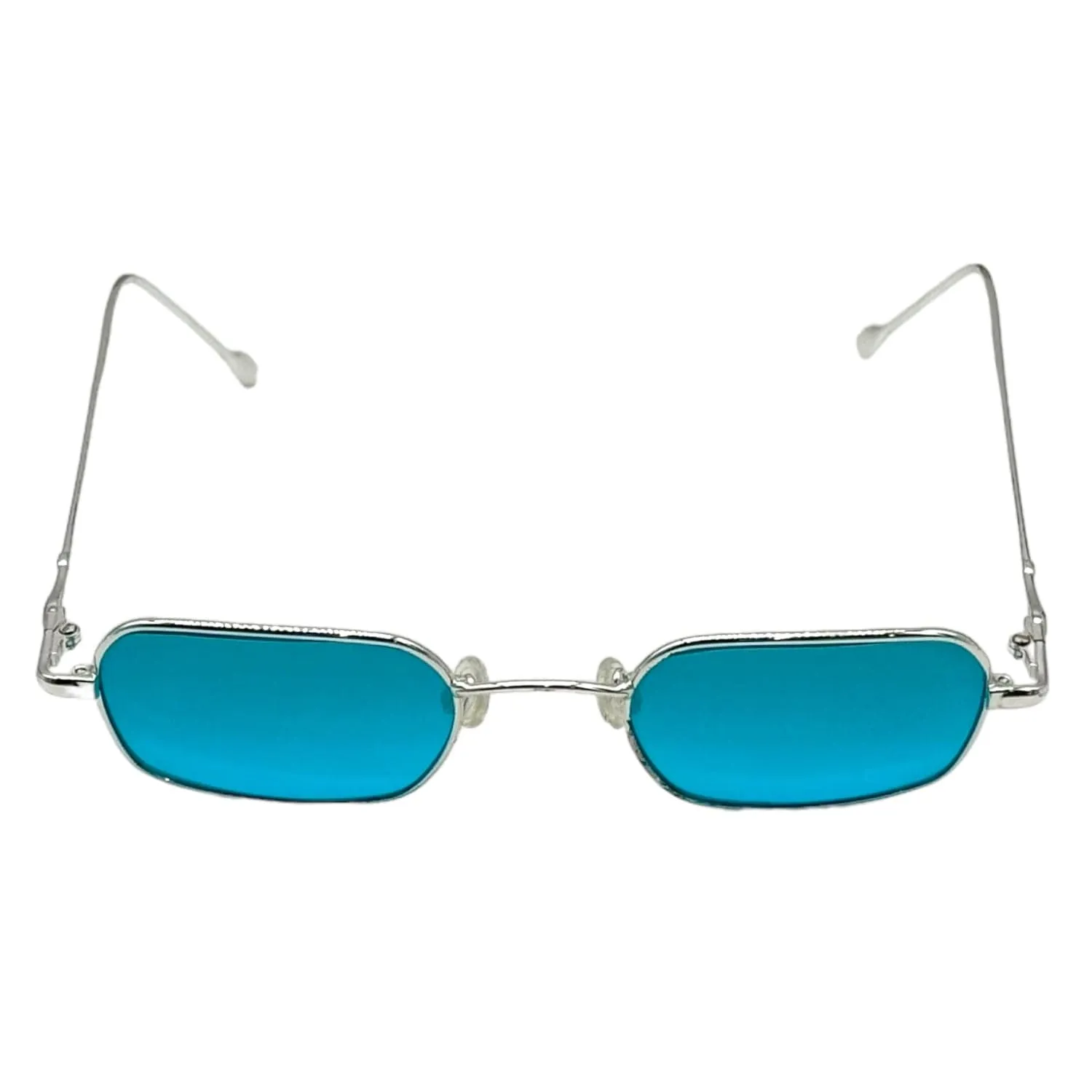 OPTICA Sunglasses - Turquoise & Silver