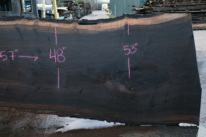 Oregon Black Walnut Slab 021021-02