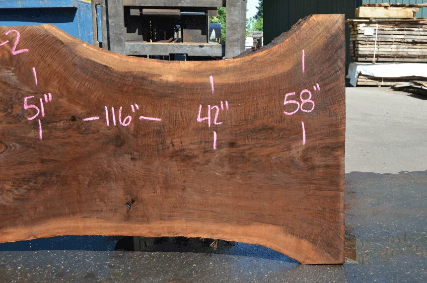 Oregon Black Walnut Slab 062121-02